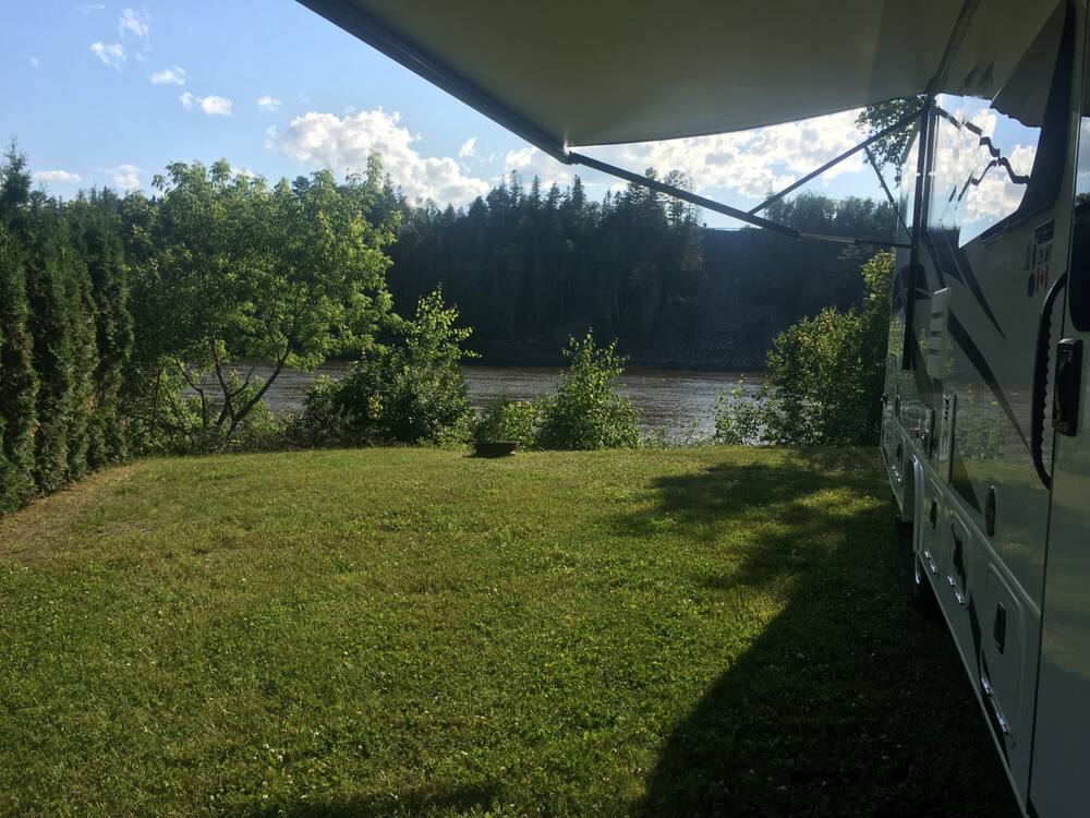 RV site overlooking the St. John River
